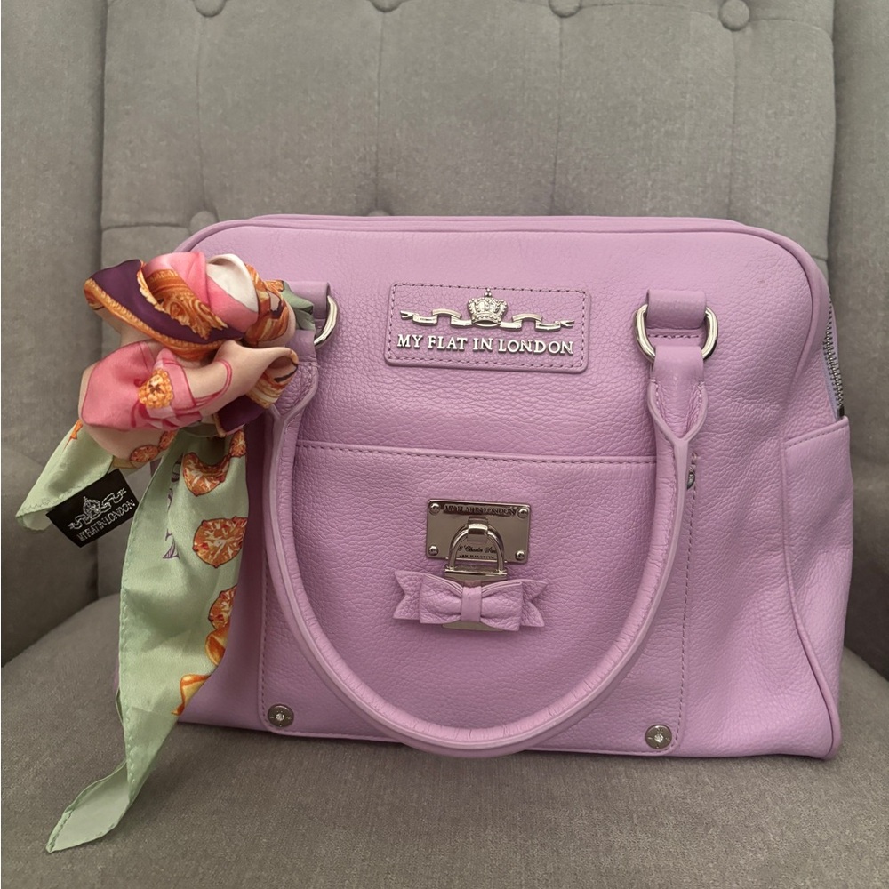 My Flat In London Leather Handbag